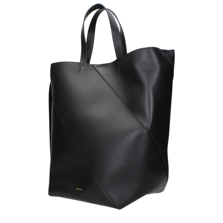 Jil Sander Black Leather Crossbody Bag