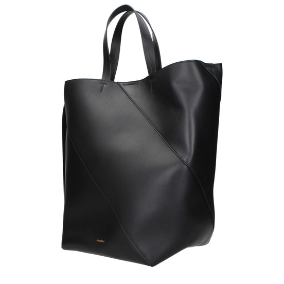 Jil Sander Black Leather Crossbody Bag
