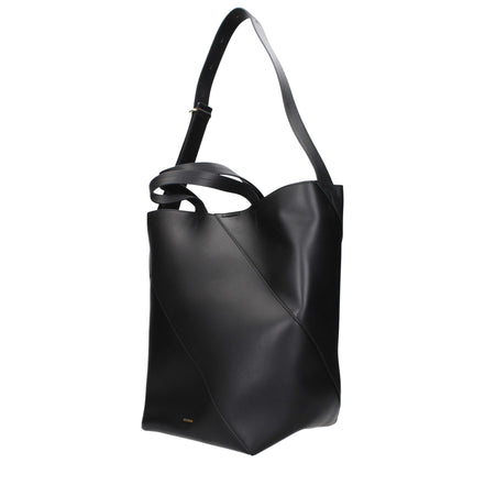 Jil Sander Black Leather Crossbody Bag