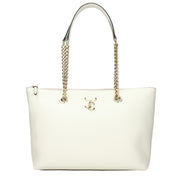 Jimmy Choo White Leather Shoulder Bag
