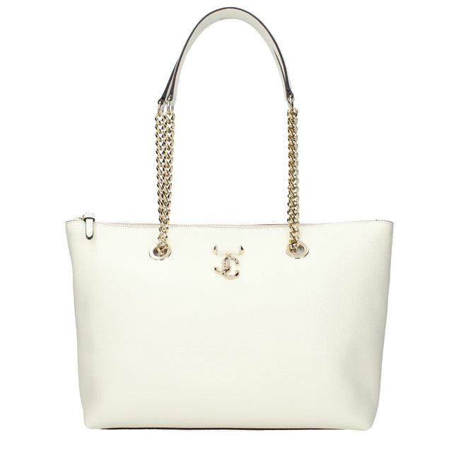 Jimmy Choo White Leather Shoulder Bag