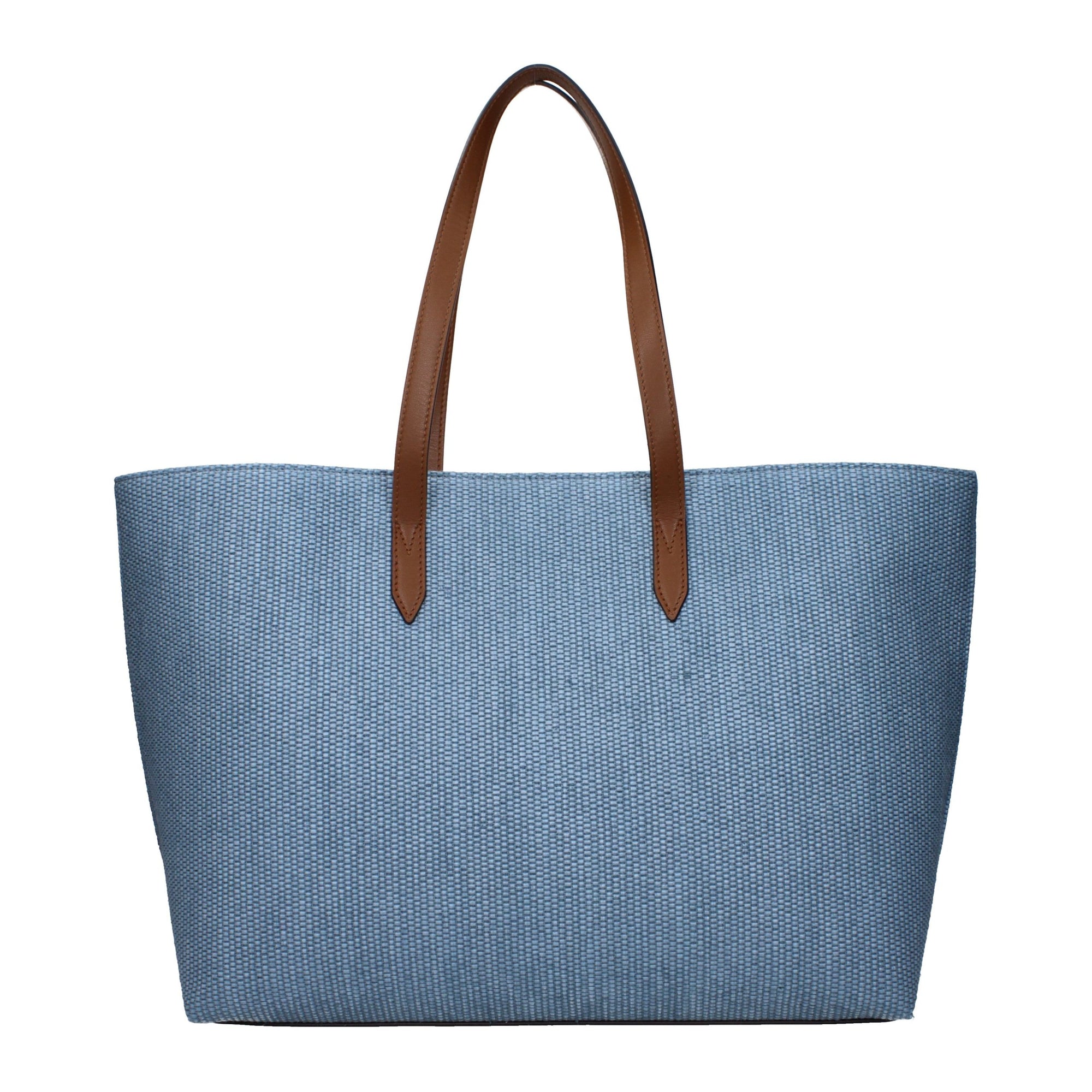 Jimmy Choo Light Blue Fabric Shoulder Bag