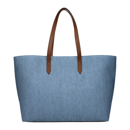 Jimmy Choo Light Blue Fabric Shoulder Bag