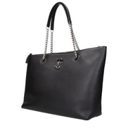 Jimmy Choo Black Leather Shoulder Bag