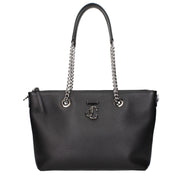 Jimmy Choo Black Leather Shoulder Bag