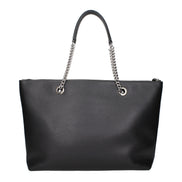 Jimmy Choo Black Leather Shoulder Bag