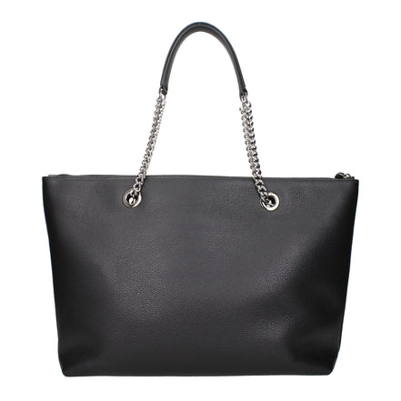 Jimmy Choo Black Leather Shoulder Bag