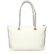 Jimmy Choo White Leather Shoulder Bag