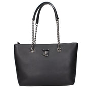 Jimmy Choo Black Leather Shoulder Bag