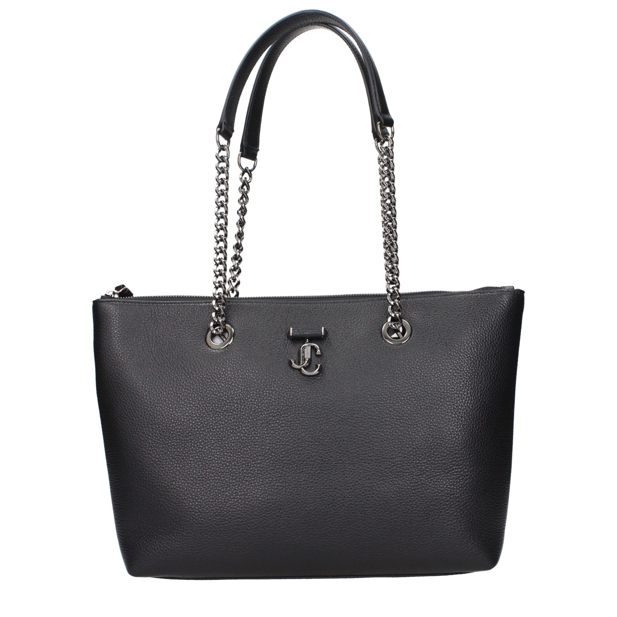 Jimmy Choo Black Leather Shoulder Bag