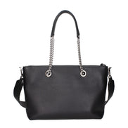 Jimmy Choo Black Leather Shoulder Bag