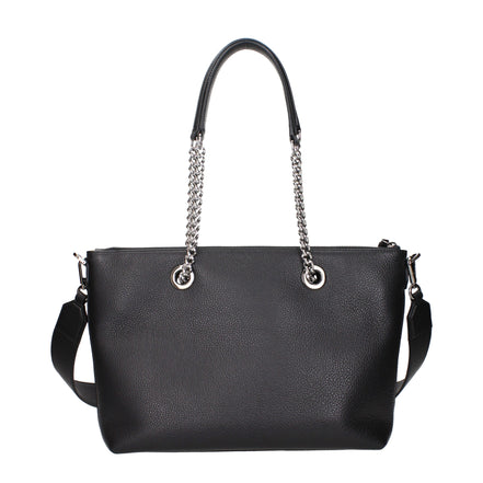 Jimmy Choo Black Leather Shoulder Bag