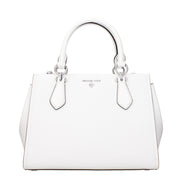 Michael Kors White Leather Handbag