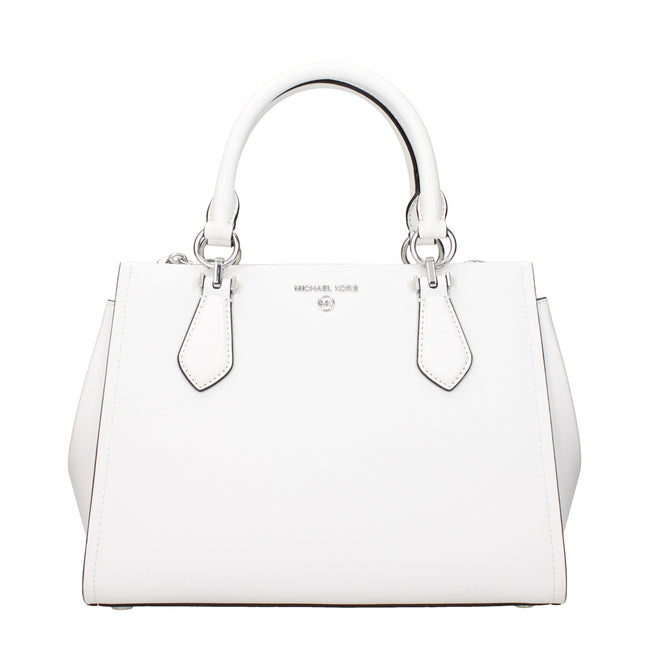 Michael Kors White Leather Handbag