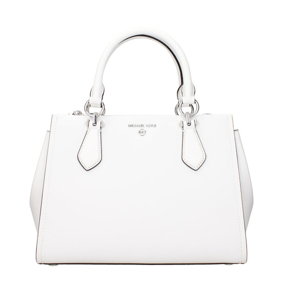 Michael Kors White Leather Handbag