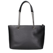 Jimmy Choo Black Leather Shoulder Bag