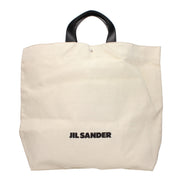 Τσάντα χειρός από μπεζ ύφασμα Jil Sander  