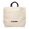 Τσάντα χειρός από μπεζ ύφασμα Jil Sander  