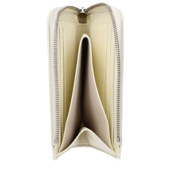 Jil Sander White Leather Wallet