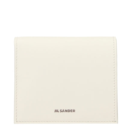 Πορτοφόλι Jil Sander από λευκό δέρμα