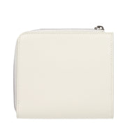 Jil Sander White Leather Wallet