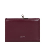 Jil Sander Red Leather Wallet