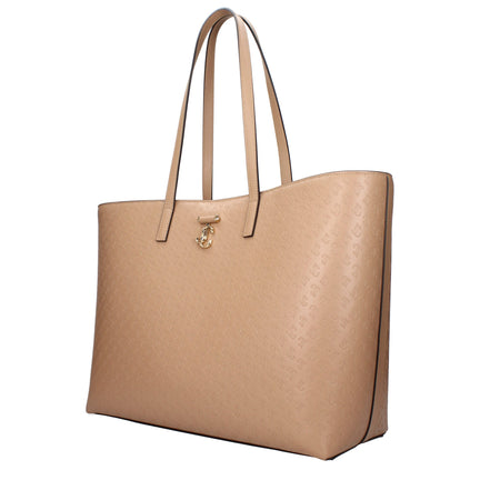 Τσάντα ώμου από καφέ δέρμα Jimmy Choo  