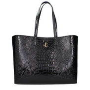 Jimmy Choo Black Leather Shoulder Bag