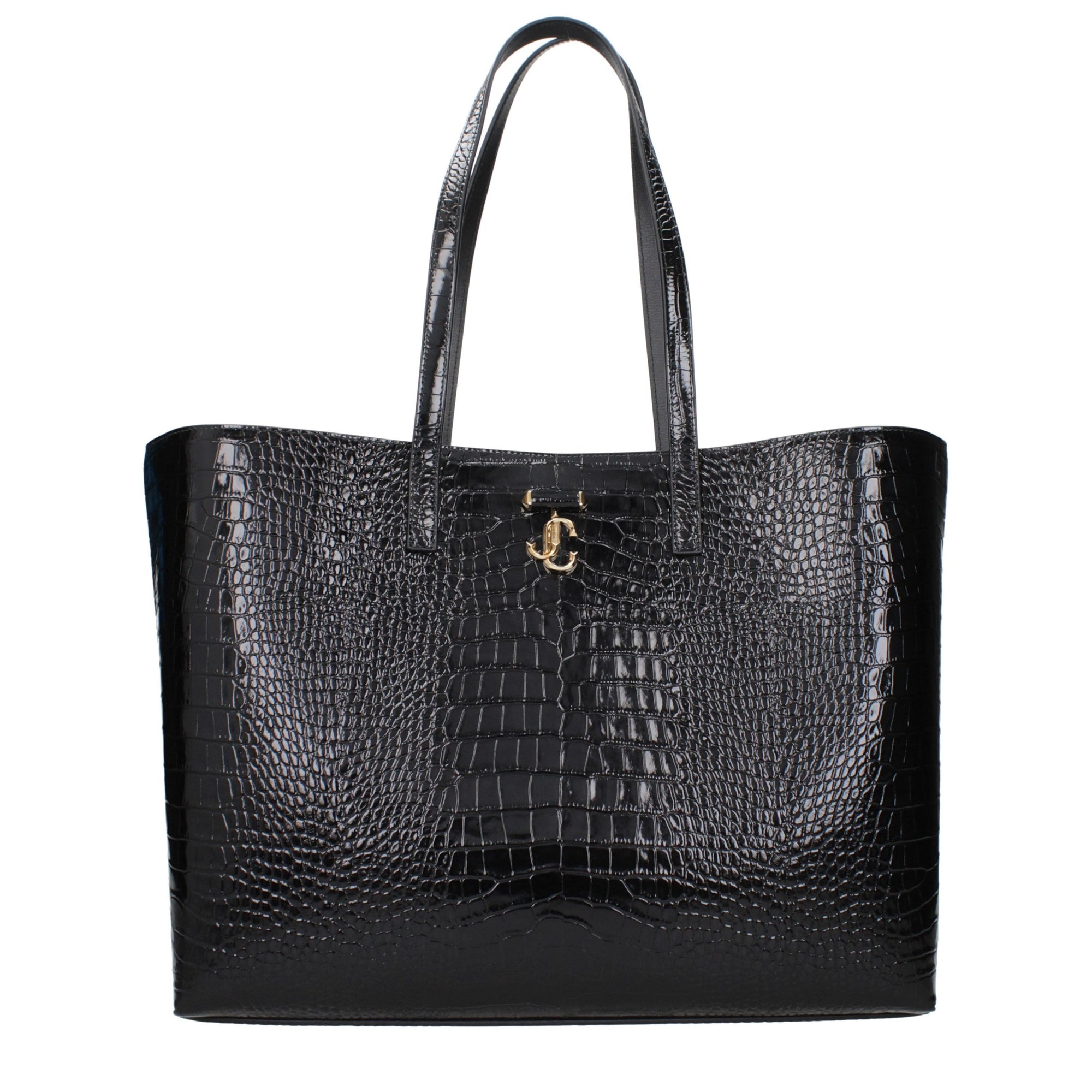 Jimmy Choo Black Leather Shoulder Bag
