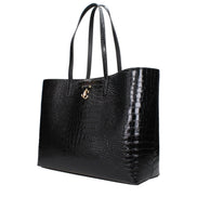 Jimmy Choo Black Leather Shoulder Bag