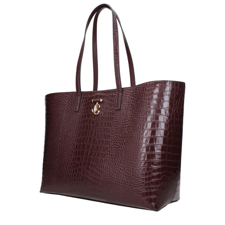 Jimmy Choo Red Leather Shoulder Bag