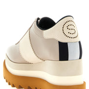 Μπεζ sneakers πλατφόρμας EVA Stella McCartney  