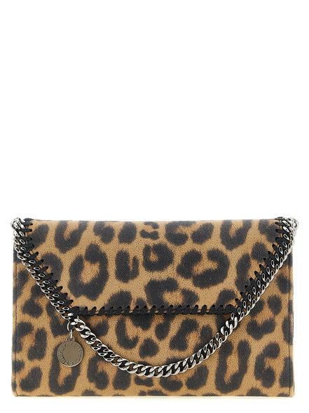 Καφέ clutch τσάντα από πολυεστέρα Stella McCartney  