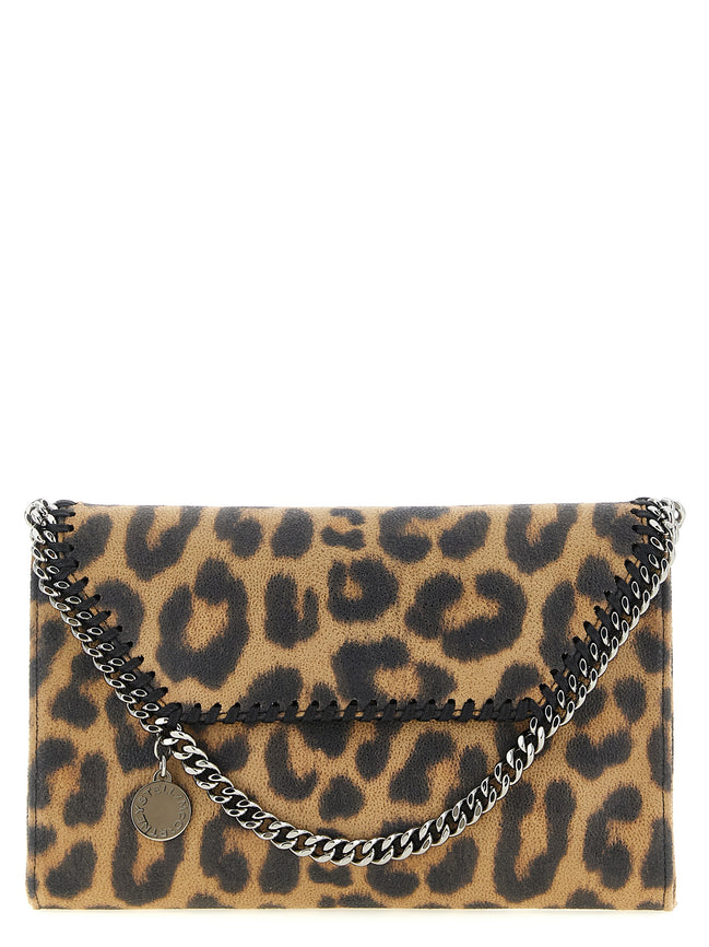 Καφέ clutch τσάντα από πολυεστέρα Stella McCartney  