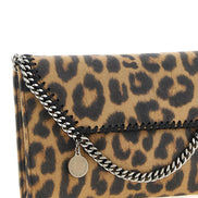 Καφέ clutch τσάντα από πολυεστέρα Stella McCartney  