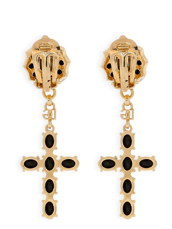 Dolce & Gabbana Gold Brass Earrings