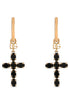 Dolce & Gabbana Black Brass Earrings