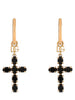 Dolce & Gabbana Black Brass Earrings