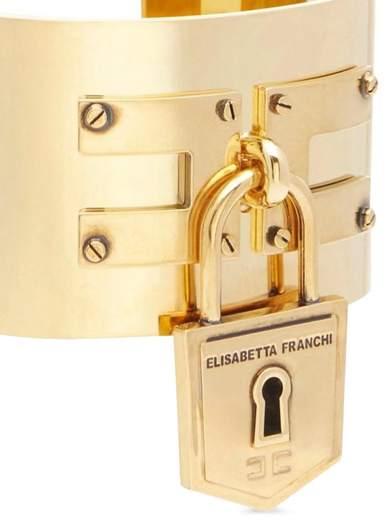 Elisabetta Franchi Gold Brass Bracelet