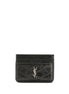 Πορτοφόλι Saint Laurent από μαύρο δέρμα μοσχαριού Bos Taurus