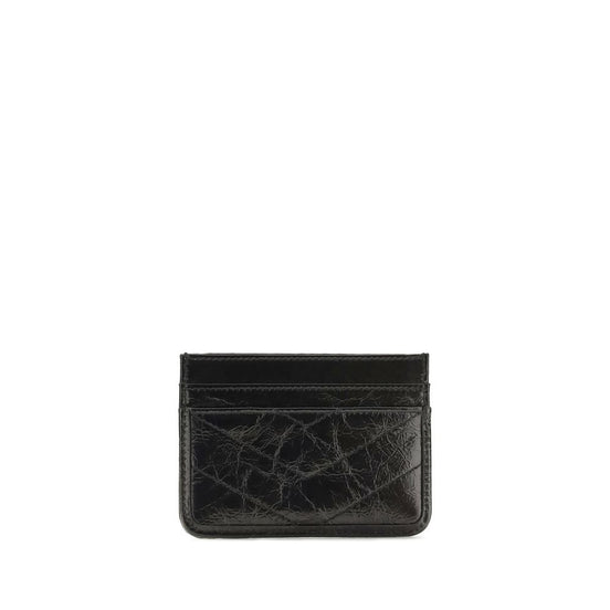 Saint Laurent Black Calf Leather Bos Taurus Wallet
