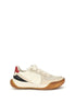Moncler Beige Polyamide Athletic Sneakers