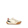 Moncler Beige Polyamide Athletic Sneakers
