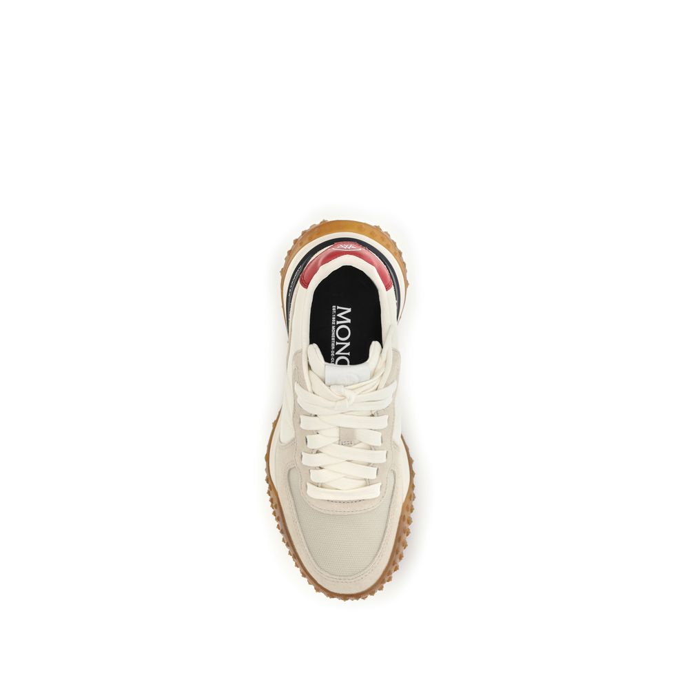 Moncler Beige Polyamide Athletic Sneakers