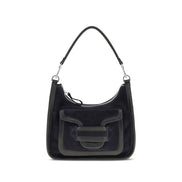 Pierre Hardy Black Calf Leather Bos Taurus Shoulder Bag