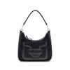 Pierre Hardy Black Calf Leather Bos Taurus Shoulder Bag