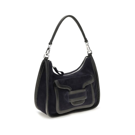 Pierre Hardy Black Calf Leather Bos Taurus Shoulder Bag