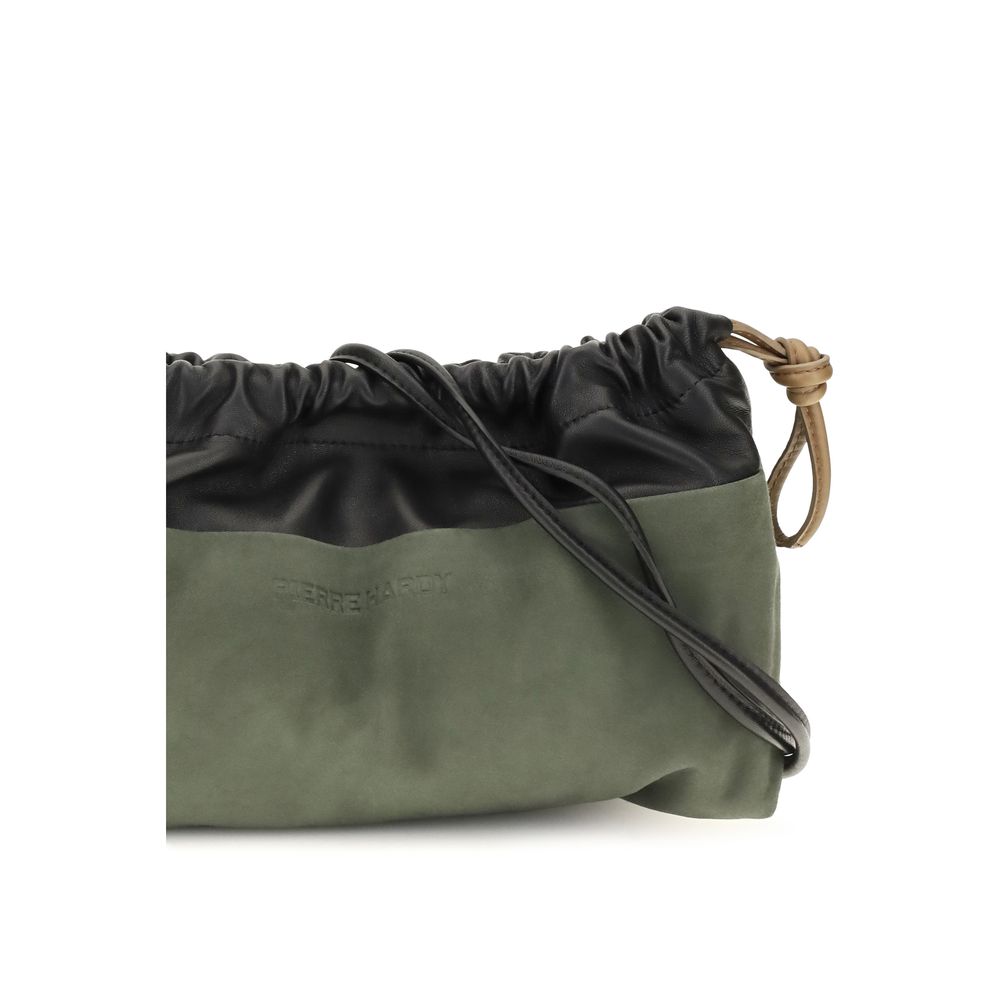 Δίχρωμη clutch τσάντα Bos Taurus από δέρμα μοσχαριού Pierre Hardy  
