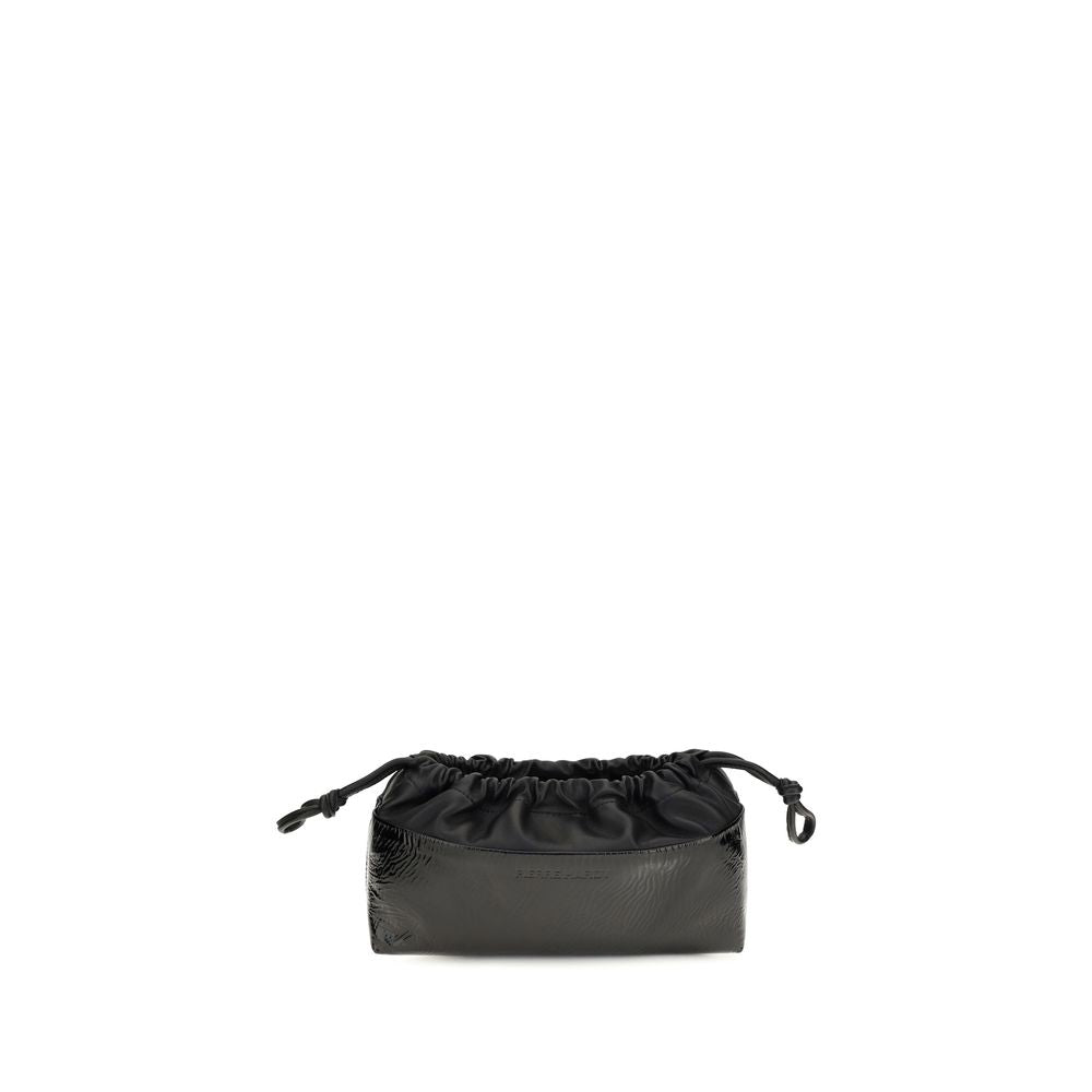 Pierre Hardy μαύρο clutch από δέρμα μοσχαριού Bos Taurus