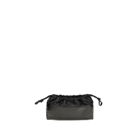 Pierre Hardy μαύρο clutch από δέρμα μοσχαριού Bos Taurus